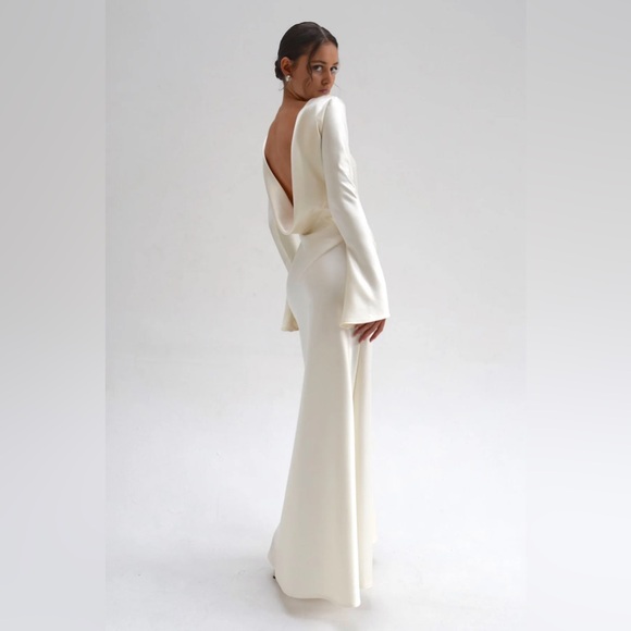 Long sleeved white dress, Olivia Rose (now One Addington)...
